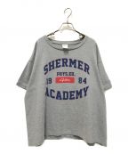 SHERMER ACADEMYシャーマーアカデミー）の古着「P.E. TEE」｜グレー