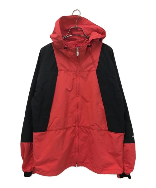 THE NORTHFACE PURPLELABEL（ザ・ノースフェイス パープルレーベル）THE NORTHFACE PURPLELABEL (ザ ノースフェイス パープルレーベル) MOUNTAIN WIND PARKA レッド×ブラック サイズ:Sの古着・服飾アイテム