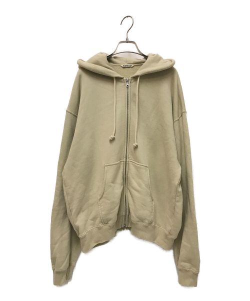 AURALEE（オーラリー）AURALEE (オーラリー) SMOOTH SOFT SWEAT ZIP PARKA ベージュ サイズ:4の古着・服飾アイテム