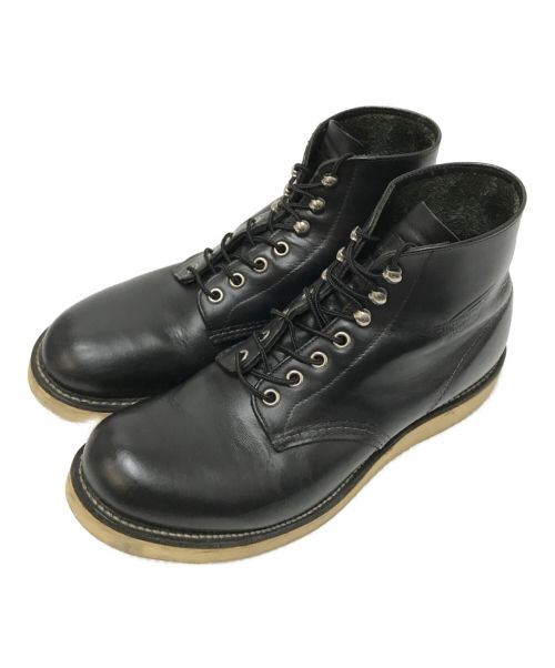 RED WING（レッドウィング）RED WING (レッドウィング) 6inch CLASSIC ROUND-TOE ブラック サイズ:US:9の古着・服飾アイテム