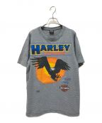 HARLEY-DAVIDSONハーレーダビッドソン）の古着「90'sヴィンテージプリントTシャツ」｜グレー