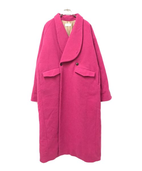 holiday（ホリデー）holiday (ホリデー) SHAWL COLLAR FUTON COAT ショッキングピンク サイズ:下記参照の古着・服飾アイテム