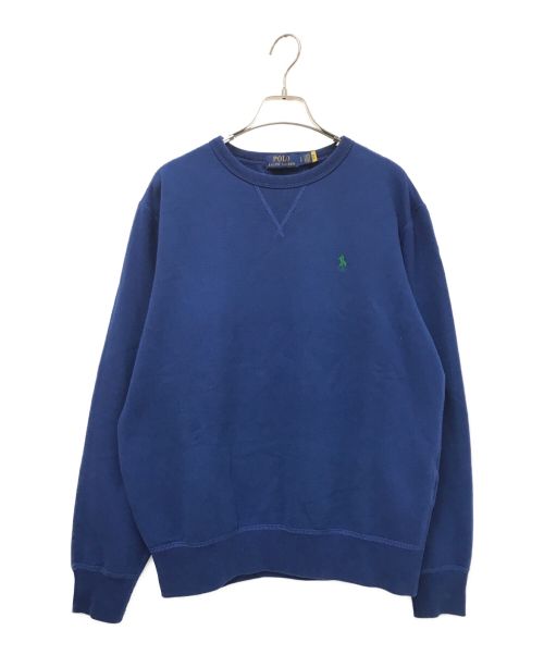 POLO RALPH LAUREN（ポロ・ラルフローレン）POLO RALPH LAUREN (ポロ・ラルフローレン) クルーネックスウェット ネイビー サイズ:S/Pの古着・服飾アイテム