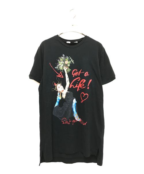 Vivienne Westwood（ヴィヴィアンウエストウッド）Vivienne Westwood (ヴィヴィアンウエストウッド) GIRL プリントTシャツ ブラック サイズ:Mの古着・服飾アイテム