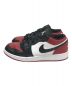 NIKE (ナイキ) AIR JORDAN 1 LOW GS レッド×ブラック サイズ:24.5cm：8800円