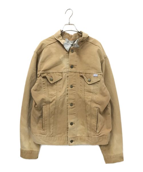 CarHartt（カーハート）CarHartt (カーハート) ダック地トラッカージャケット ベージュ サイズ:下記参照の古着・服飾アイテム