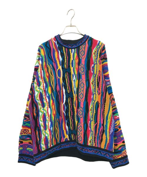 Coogi（クージー）Coogi (クージー) ジャガーニット マルチカラー サイズ:Sの古着・服飾アイテム