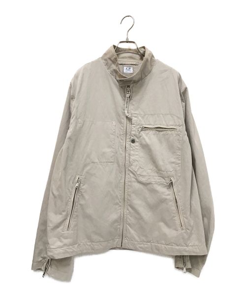 C.P COMPANY（シーピーカンパニー）C.P COMPANY (シーピーカンパニー) ジップアップジャケット ベージュ サイズ:52の古着・服飾アイテム