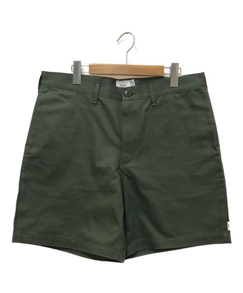 WTAPS（ダブルタップス）WTAPS (ダブルタップス) COTTON. TWILL SHORTS オリーブ サイズ:3の古着・服飾アイテム