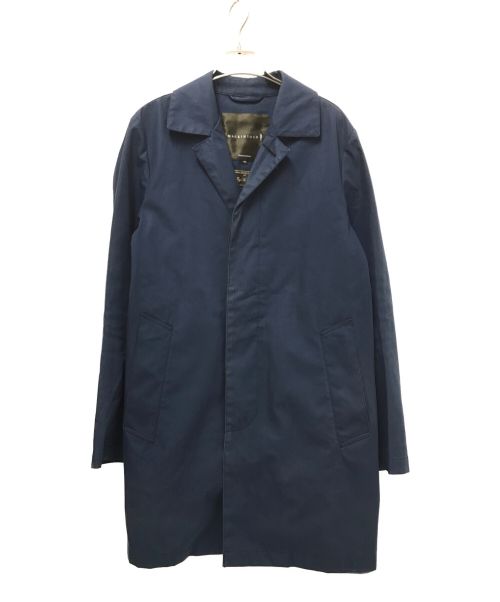 MACKINTOSH（マッキントッシュ）MACKINTOSH (マッキントッシュ) 比翼ステンカラーコート ネイビー サイズ:38の古着・服飾アイテム