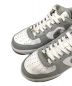 中古・古着 NIKE (ナイキ) AIR FORCE 1 LOW BY YOU グレー×ホワイト サイズ:26.5cm：7800円