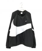 NIKEナイキ）の古着「BIG Swoosh Woven Jacket」｜ブラック