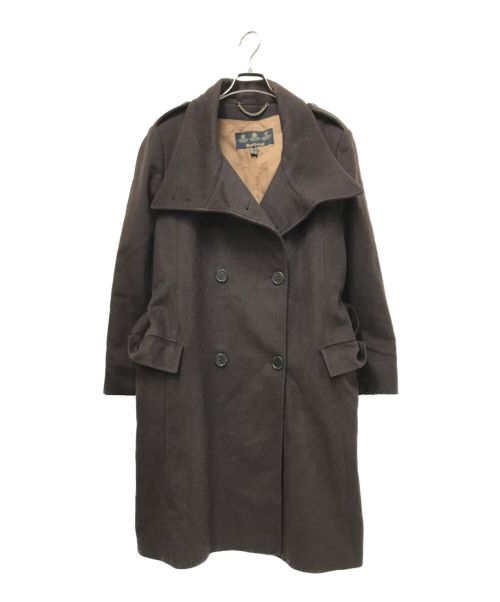 Barbour（バブアー）Barbour (バブアー) ダブルウールコート ブラウン サイズ:US:12の古着・服飾アイテム