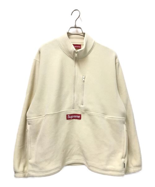 SUPREME（シュプリーム）SUPREME (シュプリーム) Polartec Half Zip Pullover ホワイト サイズ:Mの古着・服飾アイテム