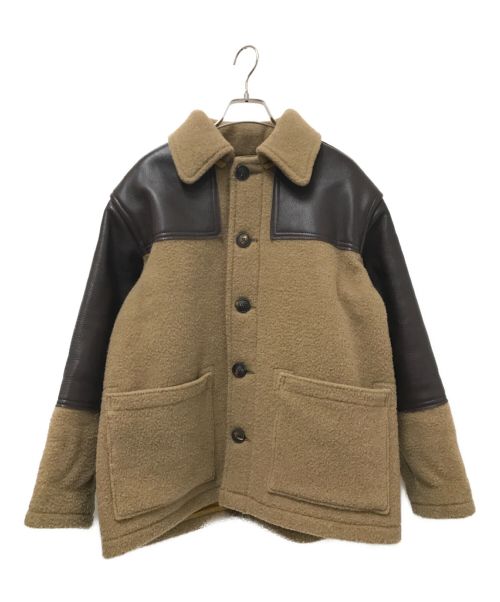 NIGEL CABOURN（ナイジェルケーボン）NIGEL CABOURN (ナイジェルケーボン) Leather Donkey Coat ブラウン サイズ:6の古着・服飾アイテム