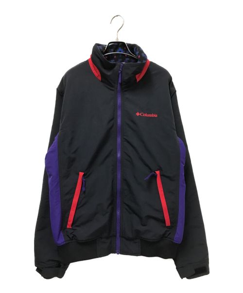 Columbia（コロンビア）Columbia (コロンビア) Falmouth Jacket ブラック×パープル サイズ:M/Mの古着・服飾アイテム