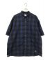 uniform experiment（ユニフォームエクスペリメント）の古着「S/S BIG B.D SHIRT」｜ネイビー×ブラック