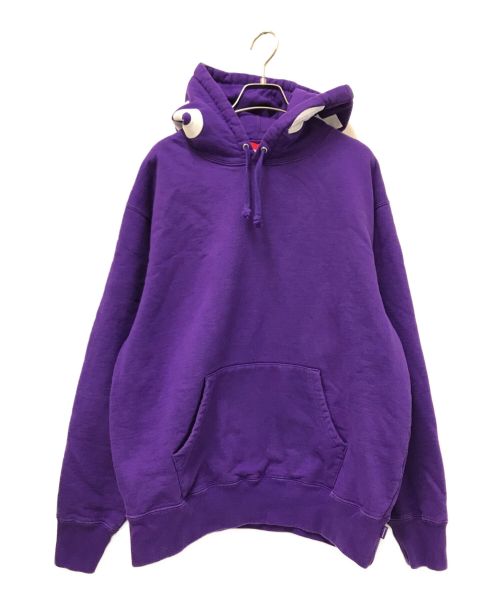 SUPREME（シュプリーム）SUPREME (シュプリーム) 21FW Contrast Hooded Sweatshirt パープル サイズ:Mの古着・服飾アイテム