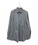 AURALEEオーラリー）の古着「WASHED FINX TWILL SHIRTS」｜グレー