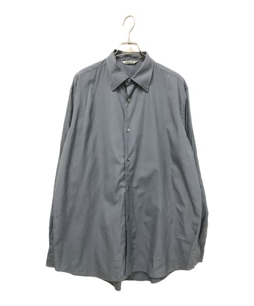 AURALEE（オーラリー）AURALEE (オーラリー) WASHED FINX TWILL SHIRTS グレー サイズ:4の古着・服飾アイテム