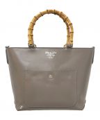 A.D.M.J.エーディーエムジェイ）の古着「VANITY&BANBOO BOTTOMACCENT SHOULDERBAG」｜ベージュ