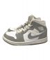 NIKE (ナイキ) WMNS AIR JORDAN 1 MID ホワイト×グレー サイズ:23.0cm：4800円