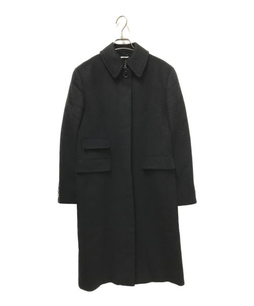 MaxMara（マックスマーラ）MaxMara (マックスマーラ) アルパカ混ロングコート ブラック サイズ:38の古着・服飾アイテム