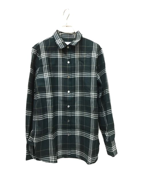 Lochcarron（ロキャロン）Lochcarron (ロキャロン) 23区 (ニジュウサンク) TARTANCHECK CLEARチェックシャツ グリーン サイズ:40の古着・服飾アイテム