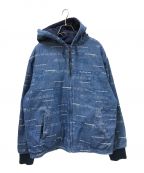 SUPREMEシュプリーム）の古着「Reversible Dimensions Logo Denim Work Jacket」｜インディゴ×ネイビー