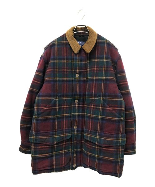 GANT（ガント）GANT (ガント) ウールチェックコート ブラウン サイズ:Sの古着・服飾アイテム