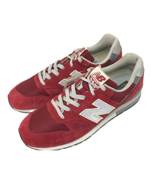 NEW BALANCE（ニューバランス）NEW BALANCE (ニューバランス) ローカットスニーカー レッド サイズ:28.5cmの古着・服飾アイテム