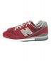 NEW BALANCE (ニューバランス) ローカットスニーカー レッド サイズ:28.5cm：6800円