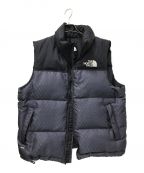 THE NORTH FACEザ ノース フェイス）の古着「1996 ENGINEERED JACQUARD NUPTSE VEST」｜ブラック×パープル