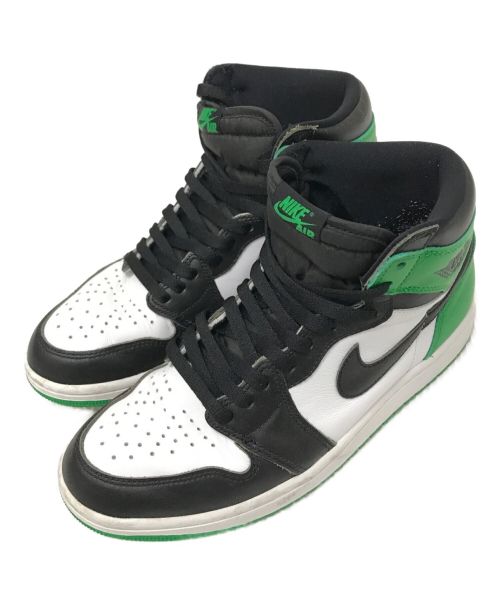 NIKE（ナイキ）NIKE (ナイキ) Air Jordan 1 Retro High OG ブラック×グリーン サイズ:27.0㎝の古着・服飾アイテム