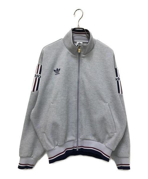 adidas（アディダス）adidas (アディダス) ヴィンテージトラックジャケット グレー サイズ:Lの古着・服飾アイテム