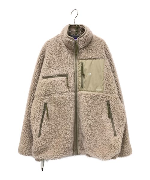 THE NORTHFACE PURPLELABEL（ザ・ノースフェイス パープルレーベル）THE NORTHFACE PURPLELABEL (ザ・ノースフェイス パープルレーベル) Wool Boa Fleece Field Jacket ベージュ サイズ:Lの古着・服飾アイテム