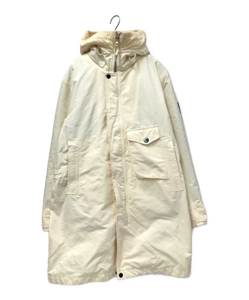 STONE ISLAND（ストーンアイランド）STONE ISLAND (ストーンアイランド) David-TC Coat ホワイト×ネイビー サイズ:Lの古着・服飾アイテム