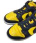 中古・古着 NIKE (ナイキ) Dunk Low ”Michigan” イエロー×ネイビー サイズ:27.0㎝：8000円