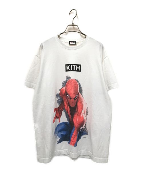 KITH（キス）KITH (キス) MARVEL (マーベル) プリントTシャツ ホワイト サイズ:Mの古着・服飾アイテム