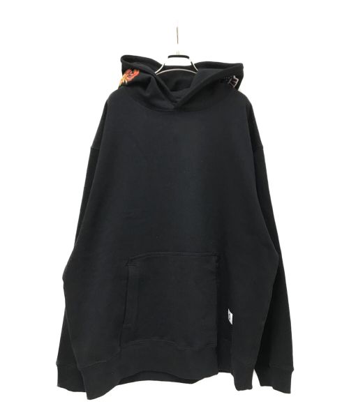 AVIREX（アヴィレックス）AVIREX (アヴィレックス) expansion (エクスパンション) ICON HOODIE SWEAT ブラック サイズ:2XL 未使用品の古着・服飾アイテム