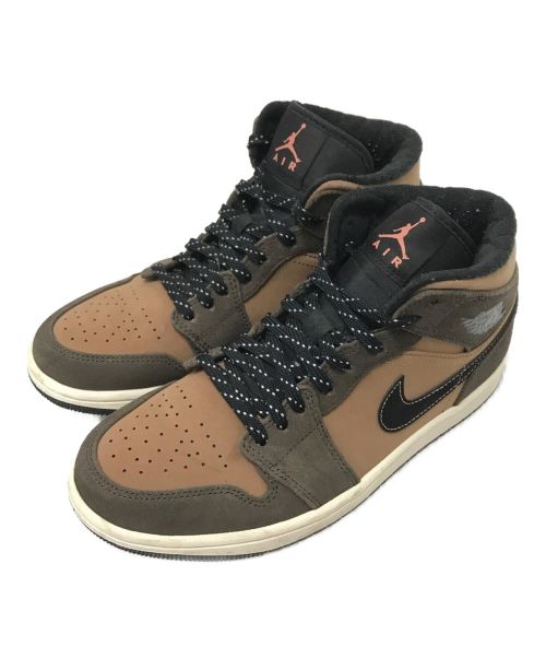 NIKE（ナイキ）NIKE (ナイキ) AIR JORDAN 1 MID SE ブラウン サイズ:25.5cmの古着・服飾アイテム