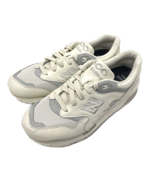 NEW BALANCE（ニューバランス）NEW BALANCE (ニューバランス) ローカットスニーカー グレー×アイボリー サイズ:26.5cmの古着・服飾アイテム