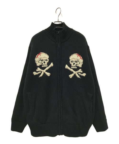 Schott（ショット）Schott (ショット) SKULL DRIVERS KNIT ブラック サイズ:L 未使用品の古着・服飾アイテム