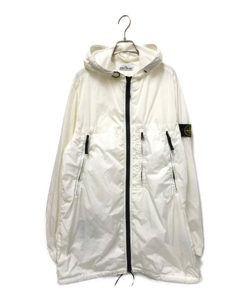 STONE ISLAND（ストーンアイランド）STONE ISLAND (ストーンアイランド) LIGHT OVERCOAT ホワイト サイズ:Sの古着・服飾アイテム