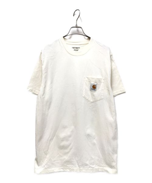 CarHartt（カーハート）CarHartt (カーハート) AWAKE (アウェイク) Pocket T-Shirt アイボリー サイズ:Mの古着・服飾アイテム