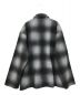 SUPREME (シュプリーム) Shadow Plaid Fleece Shirt ブラック×グレー サイズ:L：27800円