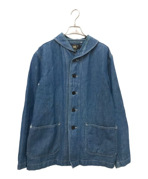 RRL（ダブルアールエル）RRL (ダブルアールエル) ショールカラーカバーオール インディゴ サイズ:Sの古着・服飾アイテム