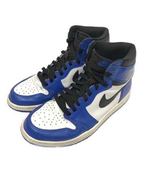 NIKE（ナイキ）NIKE (ナイキ) AIR JORDAN 1 RETRO HIGH OG ホワイト×ブルー サイズ:26.0cmの古着・服飾アイテム