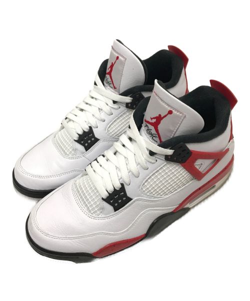 NIKE（ナイキ）NIKE (ナイキ) AIR JORDAN 4 RETRO ”RED CEMENT” ホワイト サイズ:27.5cmの古着・服飾アイテム