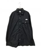 THE NORTH FACEザ ノース フェイス）の古着「L/S Nuptse Shirt」｜ブラック